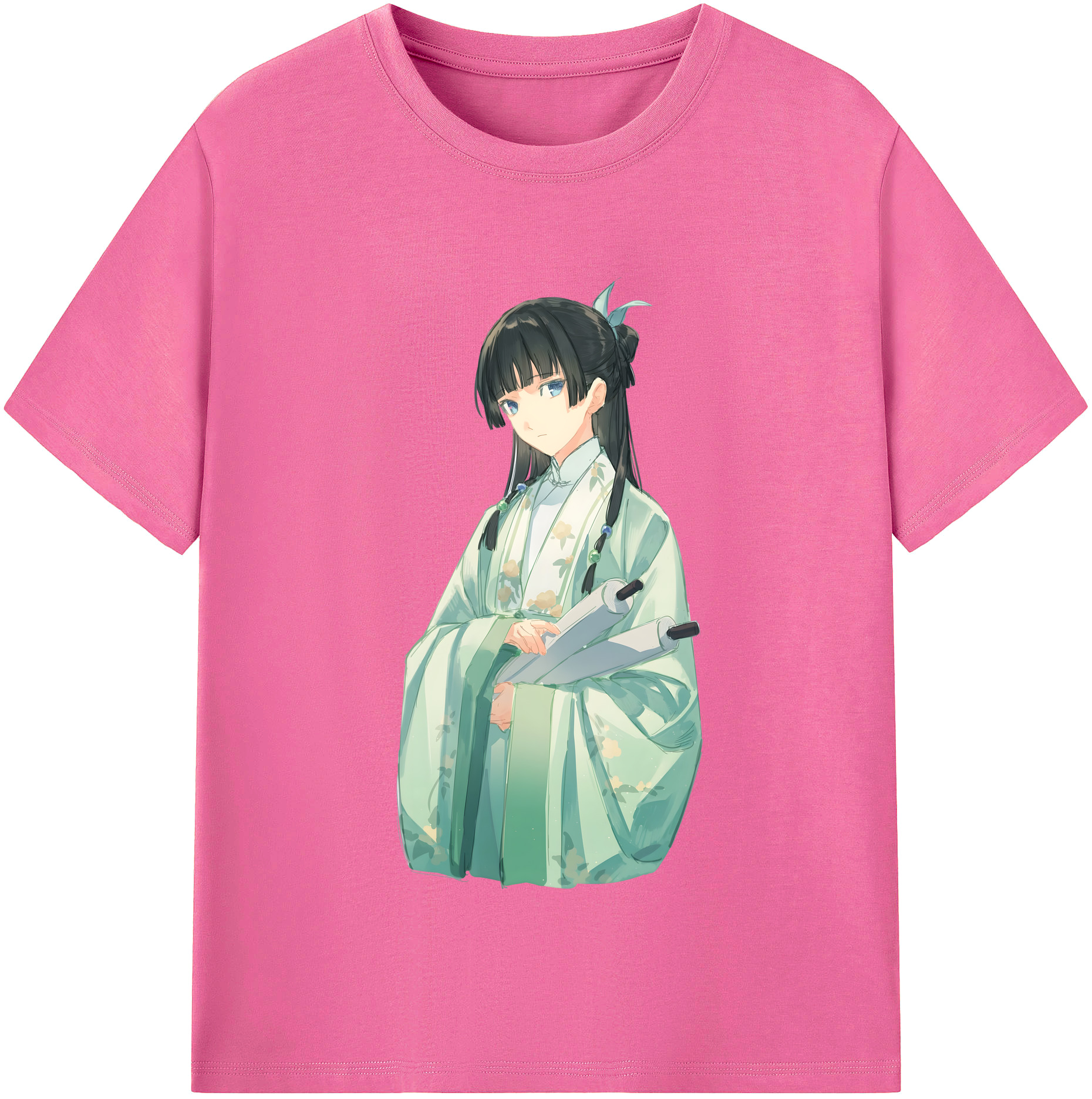 （画像用） 薬屋のひとりごと The Apothecary Diaries レディースカジュアルプリントTシャツ（綿100％）